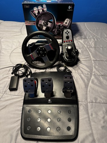 Logitech g27 racing wheel - logitech, con